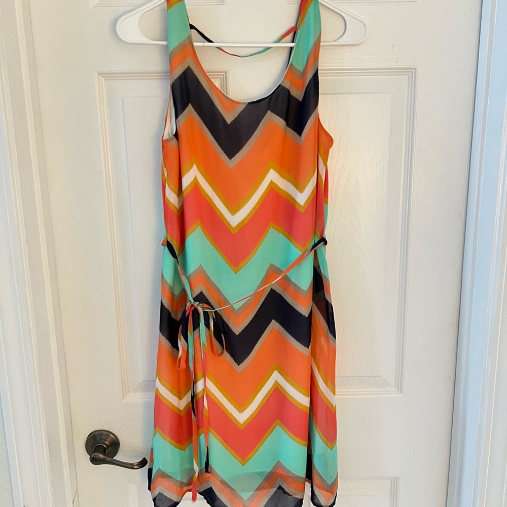 Rachel Kate Sz Sm chevron dress!